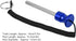 Weight Stack Pin, Aluminium Alloy Head Magnetic Weight Pin with Pull Rope for Strength Training Equipment
