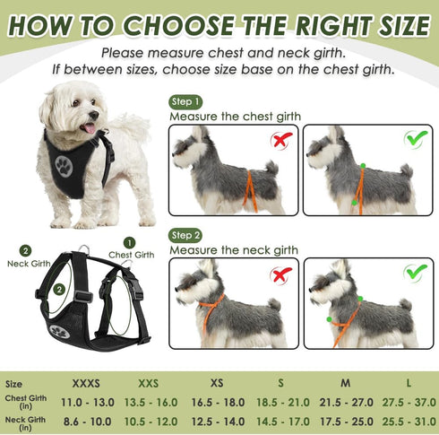 SlowTon Dog Seat Belt Harness for Car, Dog Car Harness Adjustable Mesh Breathable & Dog Seatbelt Safety Tether