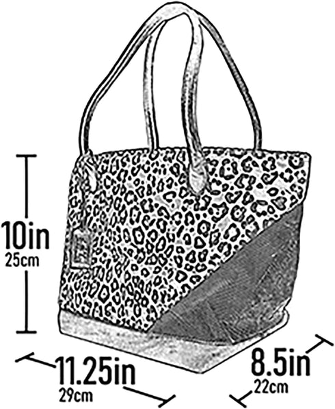 Pet Gear Tote/Sling Carrier for Cats/Dogs with Storage Pocket, Removable Washable Liner, Zippered Top & Mesh Windows, 6