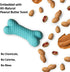 Playology Dual Layer Bone Toy for Medium Dogs (15-35lbs) - Durable Peanut Butter Scented Chew Toy, Easy to Clean