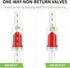 Pawfly Plastic One Way Check Valves, Non-Return Valve for Fish Tank