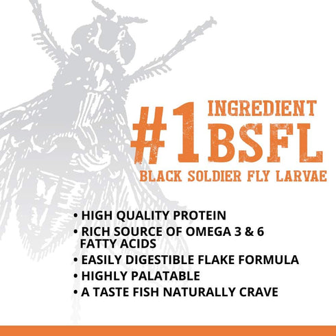 Fluval Bug Bites Goldfish Fish Food, Flakes for Small to Medium Sized Fish, 3.17 oz.
