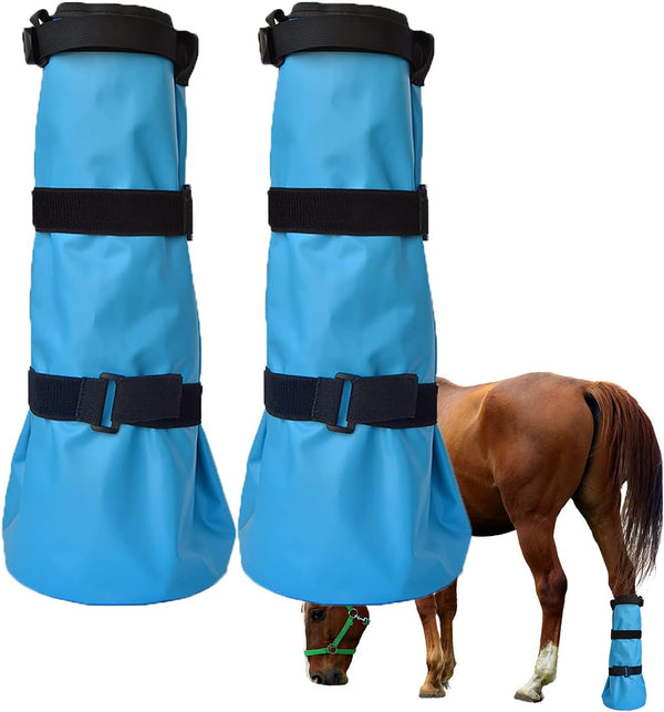 yeezo A Pair Hoof Soaker Boot Equine Soaking Boot Horse Soak Bag Draft