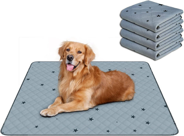RIOUSSI Washable Pee Pads for Dogs, Reusable, Absorbent, Leakproof, Non Slip Pet