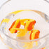 3 Pack Gold and Orange Artificial Aquarium Fishes, Plastic Moving Fish Ornament Decoration for Fish Tank