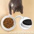 Cat Food Bowl, Healthier Ceramic Bowls for Indoor Cats with Anti Whisker Fatigue Design, Pack of 3 (Fishbone)