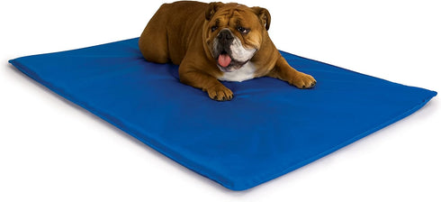 K&H Pet Products Cool Bed III Dog Cooling Mat, Cooling Dog Beds for Medium Dogs, Outdoor Dog Bed Cooling Pad, Blue