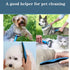 YSYZTXA 4-Piece Ultimate Pet Grooming Kit | Stainless Steel Nail Clipper, Deshedding Brush, Metal Comb & Tools for Cats