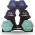 HolaHatha Neoprene Dumbbell Free Hand Weight Set with Rack, 2, 3, 5, 8, and 10 Pound for Home Exercises