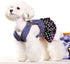 SELMAI Dog Costumes Dress Rompers - Denim Jumpsuit for Small Puppies, Pet Cats, Princess Jean Clothes with Pocket Bib,