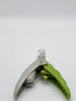 Illuminated LED Pet Nail Clipper with Claws Trapper, Green, Grey