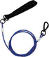 5FT Chew Proof Metal Dog Leash - Heavy Duty Steel Cable Lead for Large Medium Small Dogs, Pet Leash (Blue)