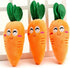 1Pc Soft Dog Toys Cute Carrot Plush Chew Squeaker Dog and Cat Toys with Multi-Squeaks Sound