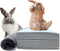 kathson 100 Piece Rabbit Pee Pads,Disposable Pet Pees Pad,Cage Black Carbon Liner,Super