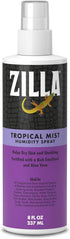 Zilla Tropical Mist Humidity Spray, Ideal for Tropical Reptiles, Fortified with Aloe Vera