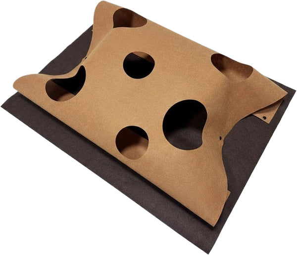 Generic Interactive Cat Tunnel Mat for Indoor Cats, Foldable Play Mat and, Interactive