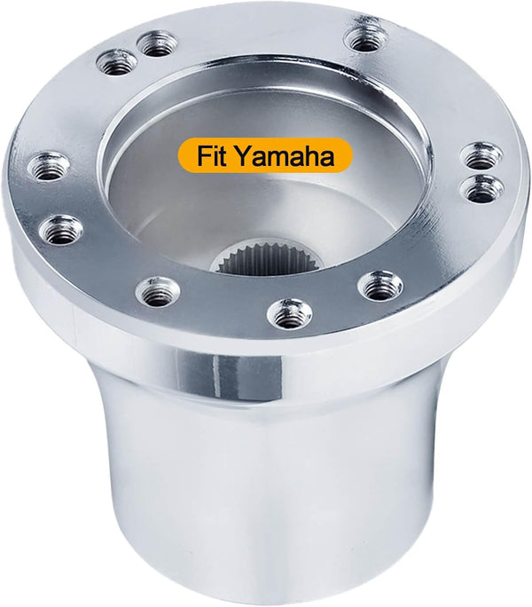 Yamaha Golf Cart Steering Wheel Adapter, Silver Golf Steering Wheel Adapter