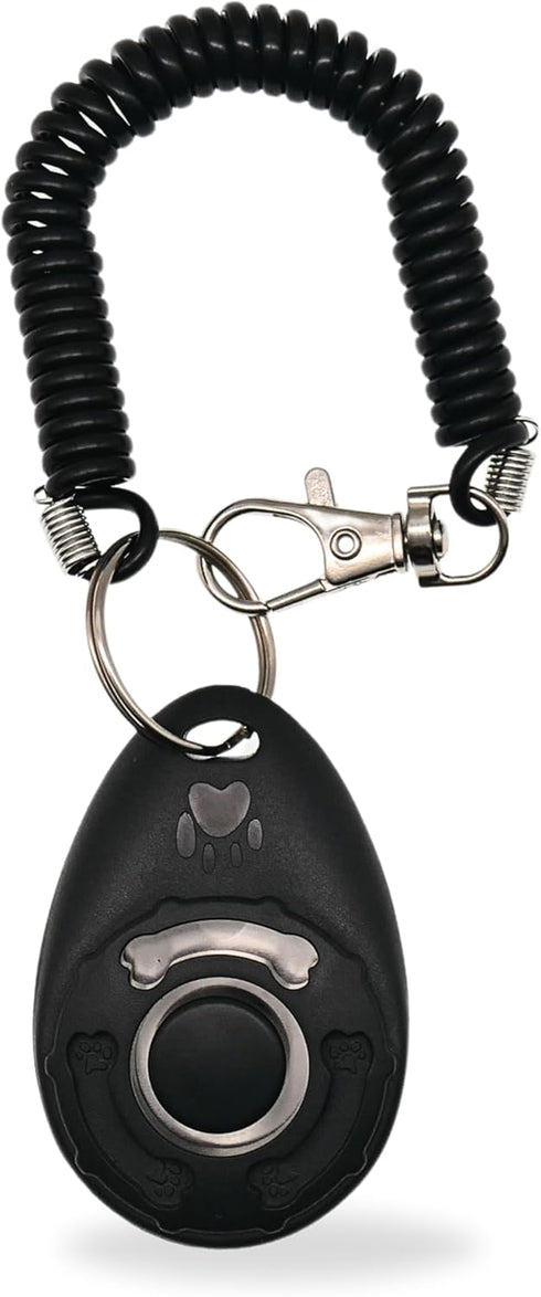 Dog Training Clicker, Pet Training Tool with Wrist Strap for Dogs, Cats, and Puppies