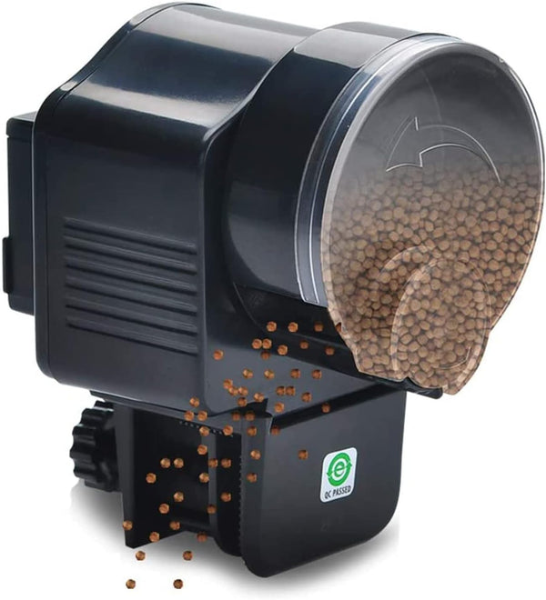 Lychee Aquarium Fish Feeder, Automatic Fish Food Dispenser with Timer for Holiday Vacation (AF-2003)