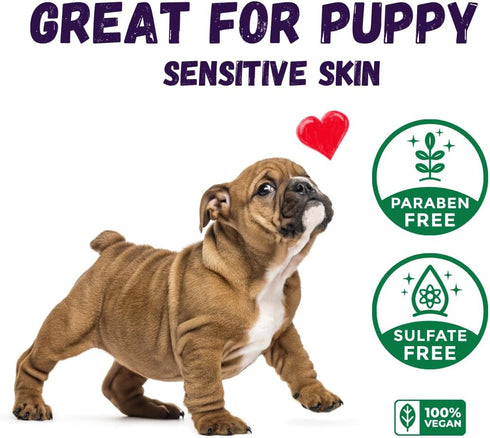Dog Shampoo for Allergies and Itching - All Natural Dog Soap Bar with Lavender Oil & Oatmeal, 3PCS