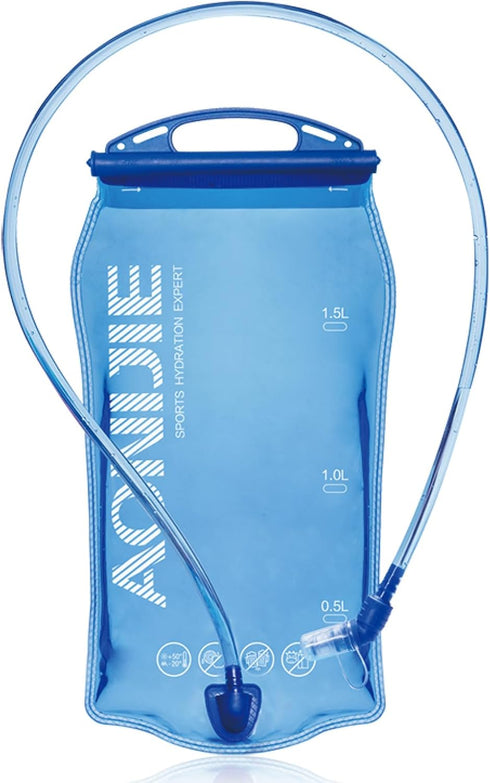 TRIWONDER BPA Free Hydration Bladder, 1L Water Reservoir for Bicycling Hiking Camping Backpack