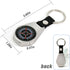 Keychain Pocket Compass Equipment, 2 Pack Military Survival Mini Metal Waterproof Compass for Hiking