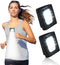 GOANDO 2 Pack Running Lights, Safety LED Light for Joggers, High Visibility Reflective Gear with USB Charging