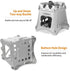 Lixada Lightweight Folding Camping Wood Stove, Portable Stainless Steel for Outdoor Use