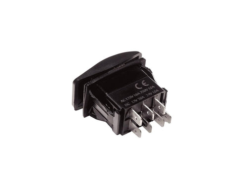 Progressive Automations Rocker Switch Momentary, 20A, Red LED, Waterproof