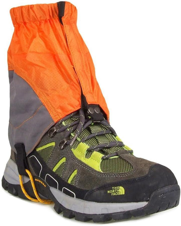 Sosoport Men's Hiking Boots Pair, Women's Back Pack Snow Gaiters, Ankle Gaiters, Outdoor Hiking Walking Gaiter Guard