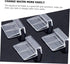balacoo 8pcs Aquarium Cover Bracket, Fish Tank Accessories Lid Handle Clip for 10mm Acrylic and Glass