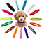 TTSAM 15 Pcs Puppy ID Collars, Double-Sided Soft Adjustable Dog ID Bands in 15 Colors for Puppies, Small Cats, Kittens