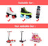 Nezylaf 4 Pack 32 x 58 mm 78A Light Up Roller Skate Wheels with Bearings for Indoor/Outdoor Skating Accessories