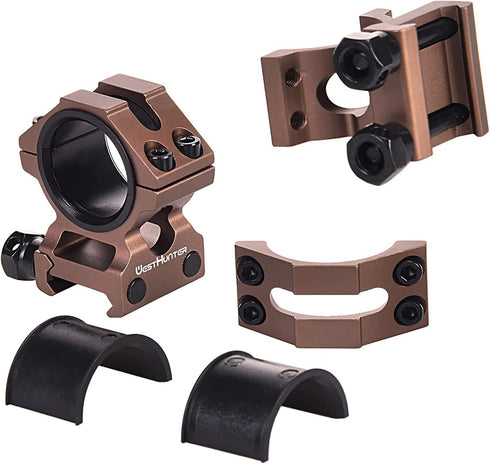WestHunter Industrial Grade Precision Rifle Scope Rings, 1 Inch 30 mm Tactical Picatinny Scope Mount