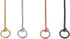 Alvalley Metal Chain Dog Show Collar, Pet Slip Collar for Shows, Adjustable for All Dog Sizes, Rose Gold, 22"