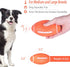 AUSCAT Dog Chew Squeaky Toy Ball, Rugby Shape Rubber Chew Ball with Squeaker for Fetch Game and Outdoor Play