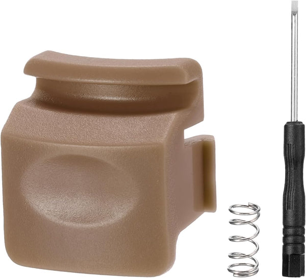 uxcell Replacement Button for 24oz 32oz Bottle - Non-BPA Water Bottle Lid Mouth Top Cap Parts, Khaki