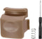 uxcell Replacement Button for 24oz 32oz Bottle - Non-BPA Water Bottle Lid Mouth Top Cap Parts, Khaki
