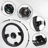 RASTP Golf Cart Steering Wheel 12.6”/320mm for Club Car DS, Club Car Precedent, EZGO, Yamaha Golf Carts, Black