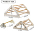 3 Pack Chick Perch Chick Toys Chick Wooden Roosting Bar Chick Jungle Gym Perch Stand for Chicken Brooder, Coop Baby