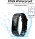 Fitness Tracker with Heart Rate Monitor, Step Counter, Calories, Activity Tracker Smart Watch, Sleep Monitor, IP68