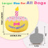 5.9", Dog Birthday Cake Toy Larger Plush Dog Gift with Electronic Music Box, Plays Happy Birthday Song & Puppy Bark
