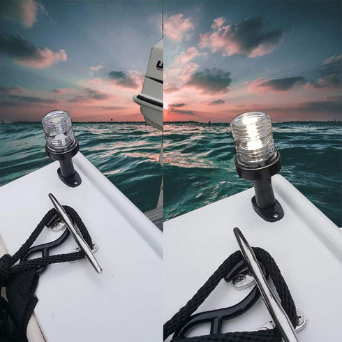 Young Marine 3 Nautical Mile Boat All Around LED Fixed Mount Navigation Light, 10-24 VDC