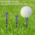 Striped Wooden Golf Tees | 2 3/4 Inch, 100 Count | Colorful Bamboo Durable, Gifts for Men Women