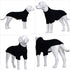 Lovelonglong Dog Pullover Sweatshirt for Autumn Winter - Cold Weather T-Shirts for Small Medium Large Dogs (Black XXXXL)