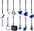 Aquarium Fish Tank Clean Set, Aquarium Cleaning Kit for Fish Tank Long Handle Fish Tank Brush Functional Six Cleaning Tools for Aquarium Telescopic Cleaning 6-in-1 by JZMYXA