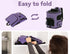 PETSFIT Dog Backpack Carrier with Upgraded Waist Protection, Ventilated Collapsible Backpack for Small Dogs/Cats