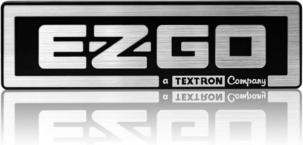 Name Plate for EZGO TXT 1994-2010 Gas & Electric Golf Carts, 71037G01