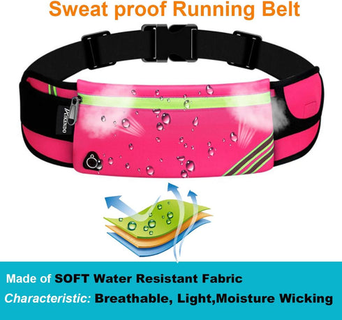 Gifts for Women Fanny Pack Running Belt, Water Resistant Waist Pack Bag for Hiking, Fitness, Phone Carrier, Running Gear