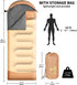 Waterproof Camping Sleeping Bags for Adults and Kids, 3 Season Lightweight for Hiking and Outdoor Travel